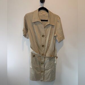 Michael Kors Short Sleeve Dress with Belt